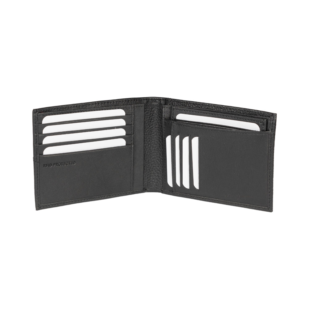 Renato Borzatta — Vertical Leather Wallet with RFID Protection