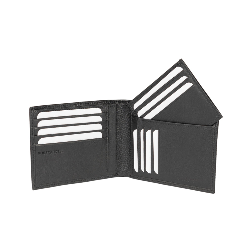 Renato Borzatta — Vertical Leather Wallet with RFID Protection